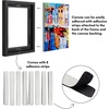 image:imageAmericanflat 12x18 Poster Frame with ShatterResistant Glass  Signature Collection  GalleryStyle Frames Made of Engineered Wood  Photo Frame for Wall Display  Dark OakBlack