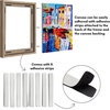 image:imageAmericanflat 12x18 Poster Frame with ShatterResistant Glass  Signature Collection  GalleryStyle Frames Made of Engineered Wood  Photo Frame for Wall Display  Dark OakOak