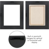 image:imageAmericanflat 12x18 Poster Frame with ShatterResistant Glass  Signature Collection  GalleryStyle Frames Made of Engineered Wood  Photo Frame for Wall Display  Dark OakBlack