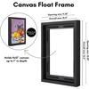 image:imageAmericanflat 12x18 Poster Frame with ShatterResistant Glass  Signature Collection  GalleryStyle Frames Made of Engineered Wood  Photo Frame for Wall Display  Dark OakBlack
