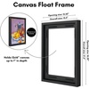 image:imageAmericanflat 12x18 Poster Frame with ShatterResistant Glass  Signature Collection  GalleryStyle Frames Made of Engineered Wood  Photo Frame for Wall Display  Dark OakBlack