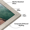 image:imageAmericanflat 12x18 Poster Frame with ShatterResistant Glass  Signature Collection  GalleryStyle Frames Made of Engineered Wood  Photo Frame for Wall Display  Driftwood12x18