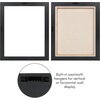 image:imageAmericanflat 12x18 Poster Frame with ShatterResistant Glass  Signature Collection  GalleryStyle Frames Made of Engineered Wood  Photo Frame for Wall Display  Dark OakBlack
