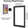image:imageAmericanflat 12x18 Poster Frame with ShatterResistant Glass  Signature Collection  GalleryStyle Frames Made of Engineered Wood  Photo Frame for Wall Display  Dark OakBlack