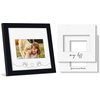 image:imageAmericanflat 12x18 Poster Frame with ShatterResistant Glass  Signature Collection  GalleryStyle Frames Made of Engineered Wood  Photo Frame for Wall Display  Driftwood8x8