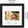 image:imageAmericanflat 12x18 Poster Frame with ShatterResistant Glass  Signature Collection  GalleryStyle Frames Made of Engineered Wood  Photo Frame for Wall Display  Driftwood8x8