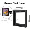 image:imageAmericanflat 12x18 Poster Frame with ShatterResistant Glass  Signature Collection  GalleryStyle Frames Made of Engineered Wood  Photo Frame for Wall Display  Dark OakBlack
