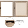 image:imageAmericanflat 12x18 Poster Frame with ShatterResistant Glass  Signature Collection  GalleryStyle Frames Made of Engineered Wood  Photo Frame for Wall Display  Dark OakOak