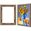 image:imageAmericanflat 12x18 Poster Frame with ShatterResistant Glass  Signature Collection  GalleryStyle Frames Made of Engineered Wood  Photo Frame for Wall Display  Dark OakOak