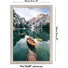 image:imageAmericanflat 12x18 Poster Frame with ShatterResistant Glass  Signature Collection  GalleryStyle Frames Made of Engineered Wood  Photo Frame for Wall Display  Driftwood12x18