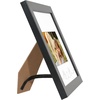 image:imageAmericanflat 12x18 Poster Frame with ShatterResistant Glass  Signature Collection  GalleryStyle Frames Made of Engineered Wood  Photo Frame for Wall Display  Driftwood8x8