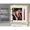 image:imageAmericanflat 13x13 Graduation Frame  ShatterResistant Glass  Fits 8x10 Photo with Tassel Opening  Engineered Wood Diploma Frames with Tassel Holder for Wall  Driftwood Square FrameGold