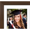 image:imageAmericanflat 13x13 Graduation Frame  ShatterResistant Glass  Fits 8x10 Photo with Tassel Opening  Engineered Wood Diploma Frames with Tassel Holder for Wall  Driftwood Square FrameWalnut