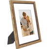 image:imageAmericanflat 13x19 Picture Frame with ShatterResistant Glass  Signature Collection  GalleryStyle Frames Made of Engineered Wood  Photo Frame for Wall Display  DriftwoodGold