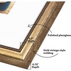 image:imageAmericanflat 13x19 Picture Frame with ShatterResistant Glass  Signature Collection  GalleryStyle Frames Made of Engineered Wood  Photo Frame for Wall Display  DriftwoodGold