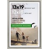 image:imageAmericanflat 13x19 Picture Frame with ShatterResistant Glass  Signature Collection  GalleryStyle Frames Made of Engineered Wood  Photo Frame for Wall Display  DriftwoodSilver