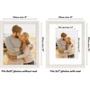 image:imageAmericanflat 13x19 Picture Frame with ShatterResistant Glass  Signature Collection  GalleryStyle Frames Made of Engineered Wood  Photo Frame for Wall Display  DriftwoodWhite Gold