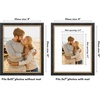 image:imageAmericanflat 13x19 Picture Frame with ShatterResistant Glass  Signature Collection  GalleryStyle Frames Made of Engineered Wood  Photo Frame for Wall Display  DriftwoodBlack Gold