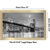 image:imageAmericanflat 13x19 Picture Frame with ShatterResistant Glass  Signature Collection  GalleryStyle Frames Made of Engineered Wood  Photo Frame for Wall Display  DriftwoodGold