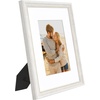 image:imageAmericanflat 13x19 Picture Frame with ShatterResistant Glass  Signature Collection  GalleryStyle Frames Made of Engineered Wood  Photo Frame for Wall Display  DriftwoodWhite Gold