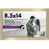 image:imageAmericanflat 13x19 Picture Frame with ShatterResistant Glass  Signature Collection  GalleryStyle Frames Made of Engineered Wood  Photo Frame for Wall Display  DriftwoodGold