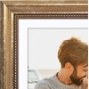 image:imageAmericanflat 13x19 Picture Frame with ShatterResistant Glass  Signature Collection  GalleryStyle Frames Made of Engineered Wood  Photo Frame for Wall Display  DriftwoodGold