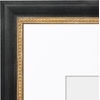 image:imageAmericanflat 13x19 Picture Frame with ShatterResistant Glass  Signature Collection  GalleryStyle Frames Made of Engineered Wood  Photo Frame for Wall Display  DriftwoodBlack Gold