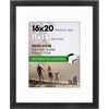 image:imageAmericanflat 13x19 Picture Frame with ShatterResistant Glass  Signature Collection  GalleryStyle Frames Made of Engineered Wood  Photo Frame for Wall Display  DriftwoodBlack