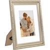 image:imageAmericanflat 13x19 Picture Frame with ShatterResistant Glass  Signature Collection  GalleryStyle Frames Made of Engineered Wood  Photo Frame for Wall Display  DriftwoodSilver