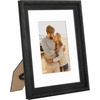 image:imageAmericanflat 13x19 Picture Frame with ShatterResistant Glass  Signature Collection  GalleryStyle Frames Made of Engineered Wood  Photo Frame for Wall Display  DriftwoodBlack