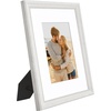 image:imageAmericanflat 13x19 Picture Frame with ShatterResistant Glass  Signature Collection  GalleryStyle Frames Made of Engineered Wood  Photo Frame for Wall Display  DriftwoodWhite
