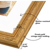image:imageAmericanflat 13x19 Picture Frame with ShatterResistant Glass  Signature Collection  GalleryStyle Frames Made of Engineered Wood  Photo Frame for Wall Display  DriftwoodGold