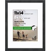 image:imageAmericanflat 13x19 Picture Frame with ShatterResistant Glass  Signature Collection  GalleryStyle Frames Made of Engineered Wood  Photo Frame for Wall Display  DriftwoodBlack