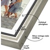image:imageAmericanflat 13x19 Picture Frame with ShatterResistant Glass  Signature Collection  GalleryStyle Frames Made of Engineered Wood  Photo Frame for Wall Display  DriftwoodSilver
