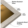 image:imageAmericanflat 13x19 Picture Frame with ShatterResistant Glass  Signature Collection  GalleryStyle Frames Made of Engineered Wood  Photo Frame for Wall Display  DriftwoodDriftwood