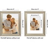 image:imageAmericanflat 13x19 Picture Frame with ShatterResistant Glass  Signature Collection  GalleryStyle Frames Made of Engineered Wood  Photo Frame for Wall Display  DriftwoodSilver