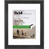 image:imageAmericanflat 13x19 Picture Frame with ShatterResistant Glass  Signature Collection  GalleryStyle Frames Made of Engineered Wood  Photo Frame for Wall Display  DriftwoodBlack