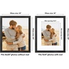 image:imageAmericanflat 13x19 Picture Frame with ShatterResistant Glass  Signature Collection  GalleryStyle Frames Made of Engineered Wood  Photo Frame for Wall Display  DriftwoodBlack