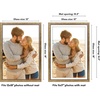 image:imageAmericanflat 13x19 Picture Frame with ShatterResistant Glass  Signature Collection  GalleryStyle Frames Made of Engineered Wood  Photo Frame for Wall Display  DriftwoodGold