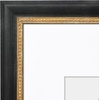 image:imageAmericanflat 13x19 Picture Frame with ShatterResistant Glass  Signature Collection  GalleryStyle Frames Made of Engineered Wood  Photo Frame for Wall Display  DriftwoodBlack Gold