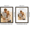 image:imageAmericanflat 13x19 Picture Frame with ShatterResistant Glass  Signature Collection  GalleryStyle Frames Made of Engineered Wood  Photo Frame for Wall Display  DriftwoodBlack Gold
