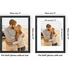 image:imageAmericanflat 13x19 Picture Frame with ShatterResistant Glass  Signature Collection  GalleryStyle Frames Made of Engineered Wood  Photo Frame for Wall Display  DriftwoodBlack