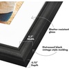 image:imageAmericanflat 13x19 Picture Frame with ShatterResistant Glass  Signature Collection  GalleryStyle Frames Made of Engineered Wood  Photo Frame for Wall Display  DriftwoodBlack