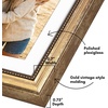 image:imageAmericanflat 13x19 Picture Frame with ShatterResistant Glass  Signature Collection  GalleryStyle Frames Made of Engineered Wood  Photo Frame for Wall Display  DriftwoodGold