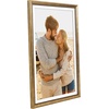 image:imageAmericanflat 13x19 Picture Frame with ShatterResistant Glass  Signature Collection  GalleryStyle Frames Made of Engineered Wood  Photo Frame for Wall Display  DriftwoodGold