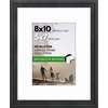 image:imageAmericanflat 13x19 Picture Frame with ShatterResistant Glass  Signature Collection  GalleryStyle Frames Made of Engineered Wood  Photo Frame for Wall Display  DriftwoodBlack