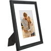 image:imageAmericanflat 13x19 Picture Frame with ShatterResistant Glass  Signature Collection  GalleryStyle Frames Made of Engineered Wood  Photo Frame for Wall Display  DriftwoodBlack