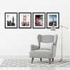 image:imageAmericanflat 5x7 Picture Frame with ShatterResistant Glass  Set of 2  Use as 4x6 Frame with Mat or Display 5x7 Photo Without Mat  Signature Collection  Picture Frames for Tabletop or Wall  BlackBlack