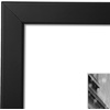 image:imageAmericanflat 5x7 Picture Frame with ShatterResistant Glass  Set of 2  Use as 4x6 Frame with Mat or Display 5x7 Photo Without Mat  Signature Collection  Picture Frames for Tabletop or Wall  BlackBlack