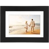 image:imageAmericanflat 5x7 Picture Frame with ShatterResistant Glass  Set of 2  Use as 4x6 Frame with Mat or Display 5x7 Photo Without Mat  Signature Collection  Picture Frames for Tabletop or Wall  BlackBlack